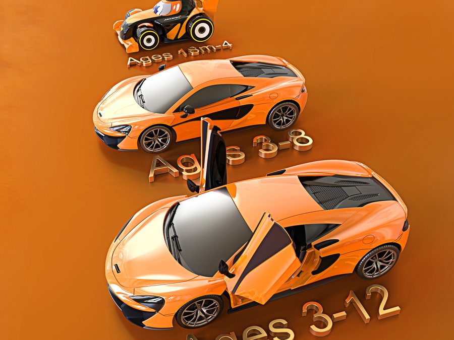 AEROQUEST McLaren RC cars for ages 18 months to 12